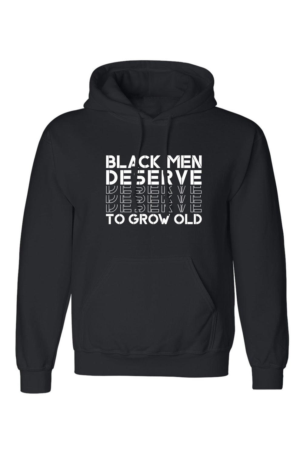 Bmdtgo Logo Hoodie Black Men Deserve To Grow Old